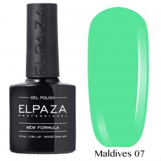 Гель-лак Elpaza Neon Collection 07 неоновая серия 10мл MALDIVES